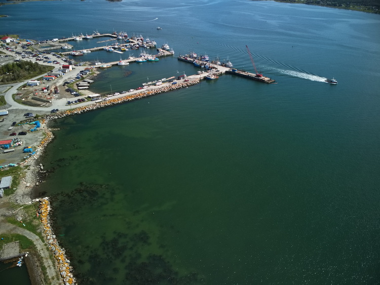 Dennis Point (from the south looking northeast) - May 29 2022 - Drone photo by Ted D'Eon