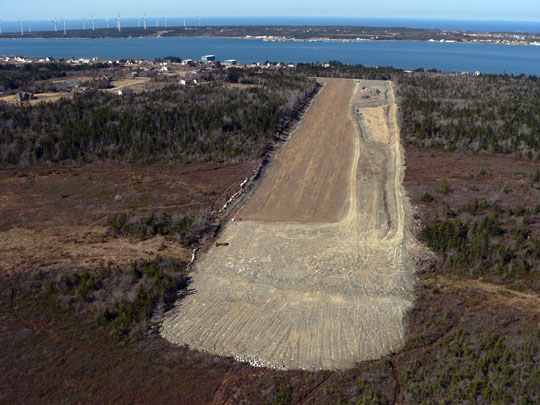 Ronny Belliveau's airstrip - Lower East Pubnico