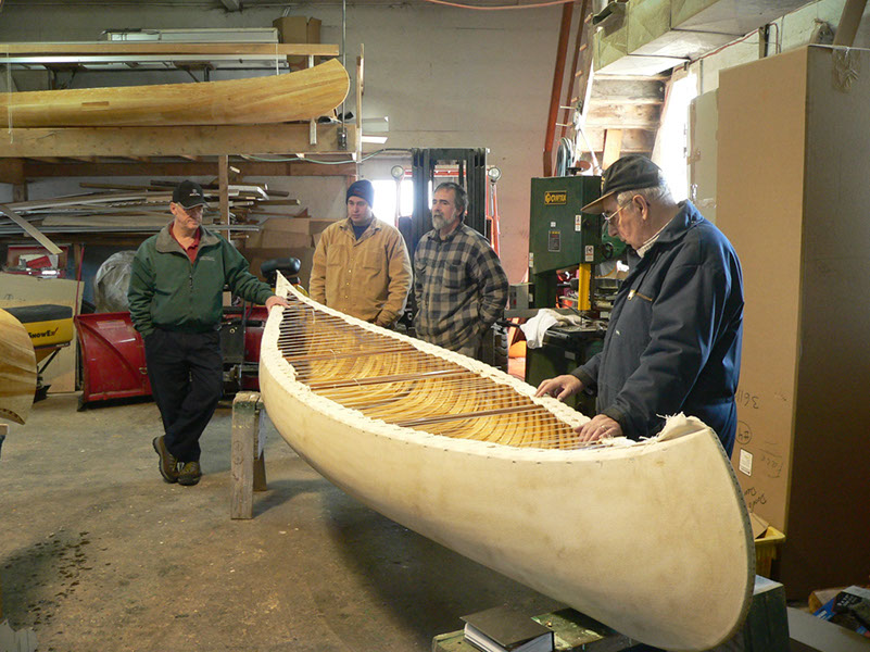Hubert D'Eon Cedar Canoe Builder, Nova Scotia, Canada