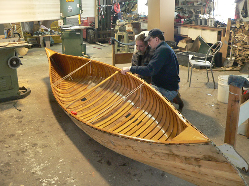Hubert D'Eon Cedar Canoe Builder, Nova Scotia, Canada
