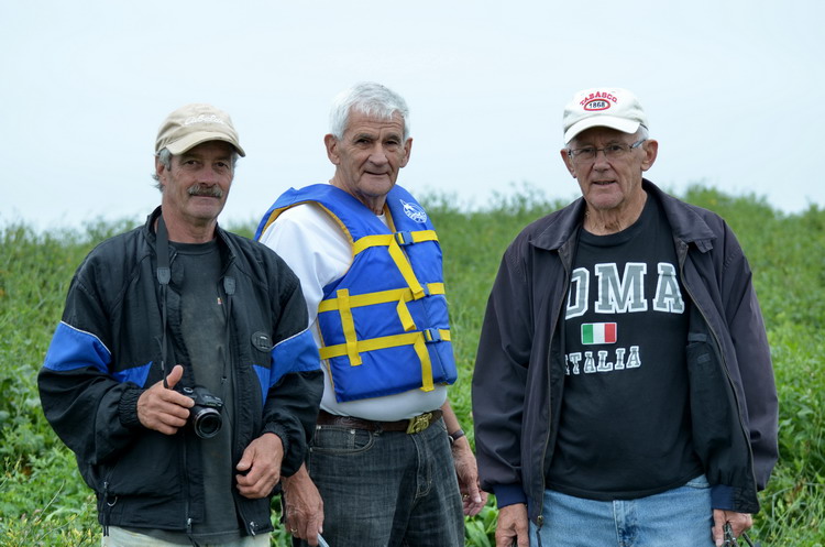 Richard, Aldirc and Jean Bernard - N. Brother, Aug. 3, 2011 - Ted D'Eon photo
