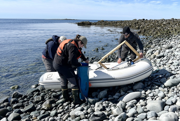 Our landing on North Brother - April 26 2026 - photo by Ted D'Eon