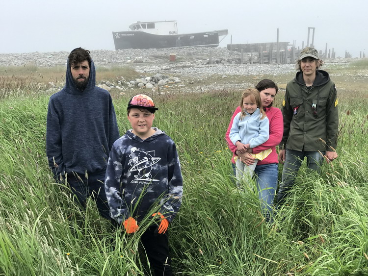 Walking to the house - Flat Island, NS, June 23, 2020 - Ted D'Eon photo