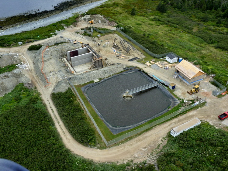 Upgrades to the community sewer system, Lower West Pubnico, Nova Scotia, August 22, 2010 - Ted D'Eon photo