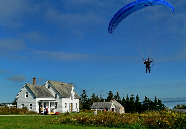 My first landing at Le Village historique in Lower West Pubnico, Nova Scotia - Nigel D'Eon photo