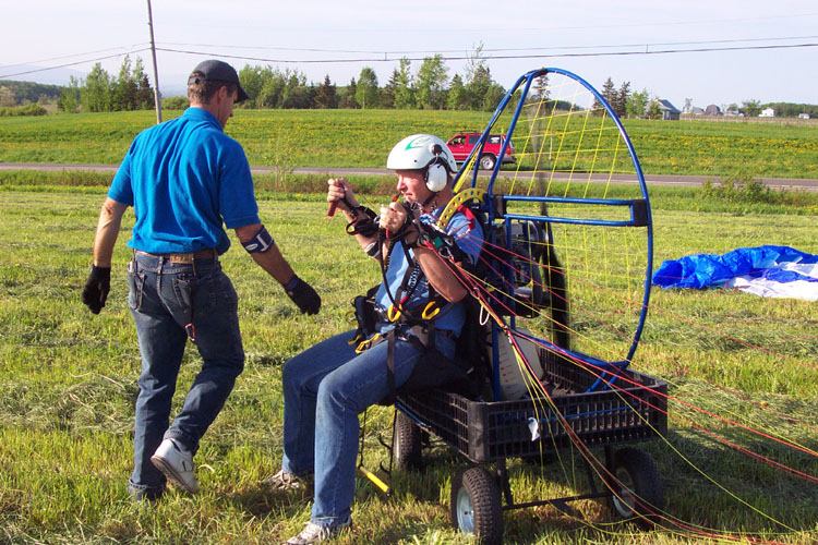 Alain Harvey almost ready for his first solo flight
